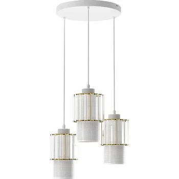 Lustr na lanku BLANCO 3xE27/60W/230V bílá