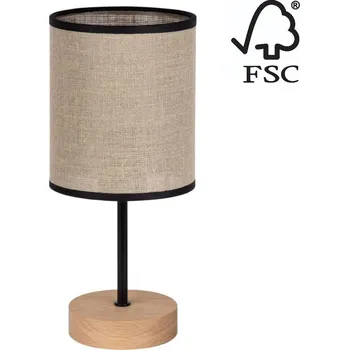 Lampička 77771974 - Stolní lampa NEGRO 1xE27/25W/230V dub + záruka 3 roky