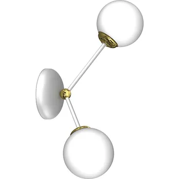 Nástěnné svítidlo Nástěnné svítidlo JOY 2xE14/40W/230V bílá/zlatá