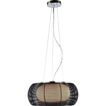 Searchlight 20025 - Lustr na lanku 2xE27/60W/230V pr. 40 cm černá