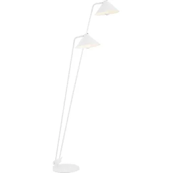 Lampička Argon 7074 - Stojací lampa GABIAN 2xE27/15W/230V bílá