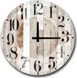 Nástěnné hodiny 50 cm 1xAA hnědá