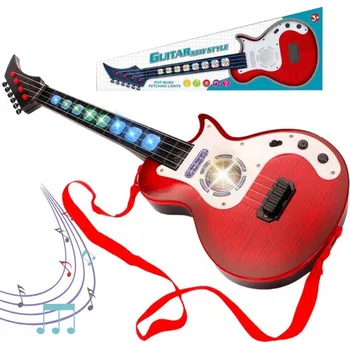 Hudební nástroj pro děti KYTARA SE SVĚTLEM A ZVUKEM HRAJÍCÍ INSTRUMENT PRO DĚTI