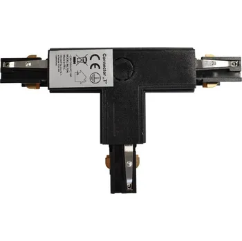 Bodové svítidlo Konektor pro svítidla v lištovém systému 3-fázový TRACK černá typ T