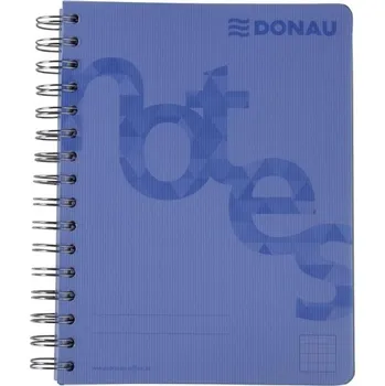 Blok Donau College, A5, čtverečkovaný, modrý