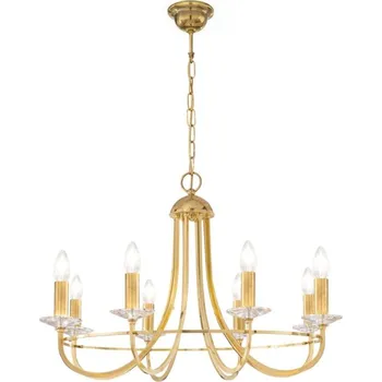 Kolarz 330.88.8C - Křišťálový lustr na řetězu IMPERIAL 8xE14/60W/230V zlatá