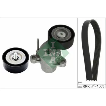 Sada žebrovaných klínových řemenů Schaeffler INA 529 0338 10