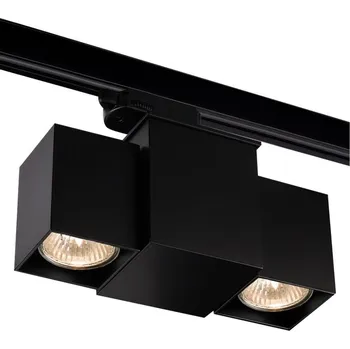 Bodové svítidlo Shilo 6631 - Bodové svítidlo do lištového systému BIZEN 2xGU10/15W/230V černá