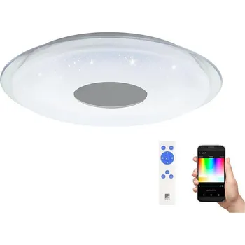 Eglo 98768 - LED RGB Stmívatelné stropní svítidlo LANCIANO-C LED/38W/230V + DO