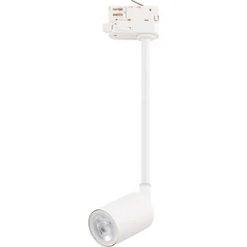 Lustr na tyči do 3-fázového lištového systému TOP 1xGU10/8W/230V bílá