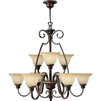 Hinkley HK-CELLO9 - Lustr na řetězu CELLO 9xE27/60W/230V