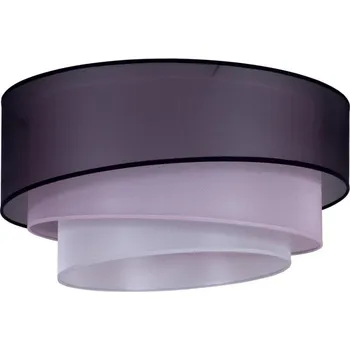 Duolla - Stropní svítidlo TRIO 1xE27/15W/230V pr. 45 cm černá/růžová/stříbrná