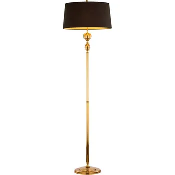 Lampička Jupiter 1955 - Stojací lampa BATUMI 1xE27/40W/230V černá/mosaz