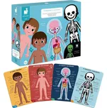 Janod - Dětské vzdělávací puzzle 225 ks lidské tělo