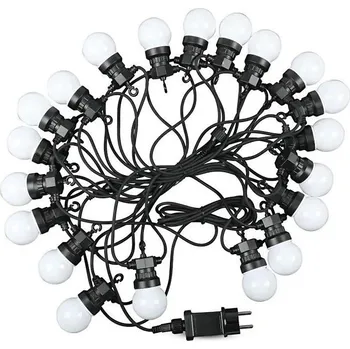Venkovní osvětlení LED Venkovní řetěz STRING 10m 20xLED/0,5W/230V IP44 6000K