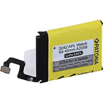 Baterie pro mobilní telefon PATONA - Baterie Apple Watch 4 225mAh A2058 40 mm