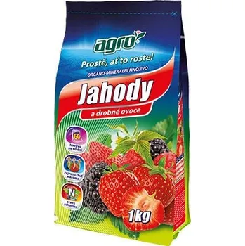 Hnojivo Agro Organo-minerální hnojivo jahody 1 kg 1000 gram 1020 gram