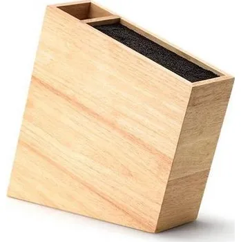 Stojan na nože Blok na nože s flexi vložkou a přihrádkou přírodní - Continenta