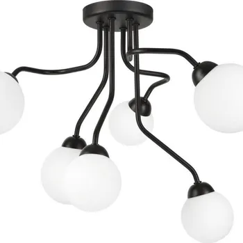 Přisazený lustr HOLLY 6xG9/5W/230V černá