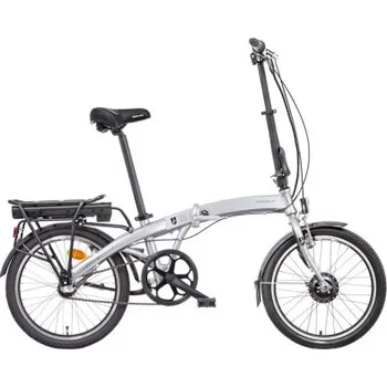 Elektrokolo Liberty e-Hyperion 3spd Skládací elektrokolo 36V, přední motor, stříbrné, Akumulátor Akumulátor Compact 36V 10,4 Ah