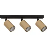 Bodové svítidlo ZOOM 3xGU10/25W/230V černá/zlatá