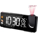Solight CA05 - Meteostanice s LCD displejem, budíkem a projektorem 5V/2xAA+3xAA