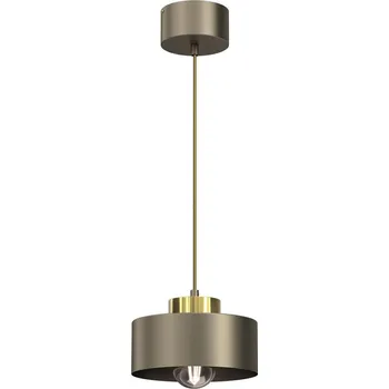 Lustr na lanku MARTI 1xE27/15W/230V mosaz/zlatá