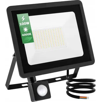 HALOGEN LED reflektor 100W s POHYBOVÝM SENZOREM