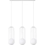 Sollux SL.1333 - Lustr na lanku BRINA 3xG9/8W/230V bílá