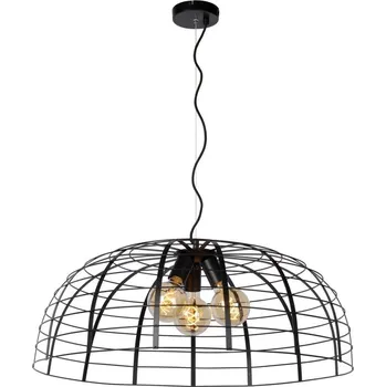 Lucide 45449/76/30 - Lustr na lanku ELODIE 3xE27/40W/230V černá