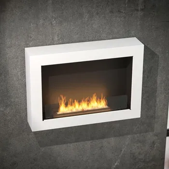 Biokrb InFire InFire - Nástěnný BIO krb 80x56 cm 3kW bílá + záruka 3 roky