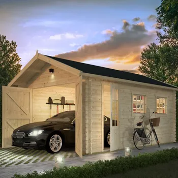 garáž Dřevěná garáž Geir Tuindeco
