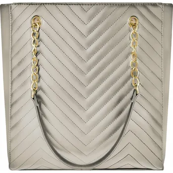 Nákupní taška World- pl eko kůže šedá