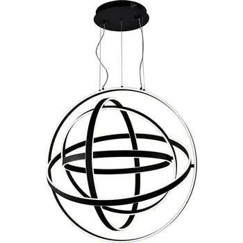 LED Lustr na lanku COPERNICUS 1xLED/260W/230V černá