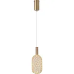 LED Lustr na lanku PERFORATO LED/6,3W/230V 3000K zlatá pr. 13 cm