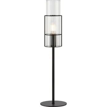 Lampička Markslöjd 108555 - Stolní lampa TUBO 1xE14/40W/230V 50 cm černá/čirá