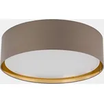 Stropní svítidlo BILBAO 4xE27/15W/230V pr. 60 cm hnědá/zlatá