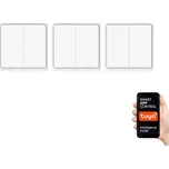Immax NEO 07507C - SADA 3x Vypínač 2-tlačítkový SMART 3xCR2430 Zigbee 3.0 Tuya