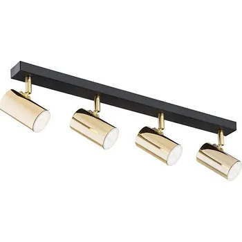 Bodové svítidlo Argon 1688 - Bodové svítidlo LAGOS 4xGU10/5W/230V mosaz/černá