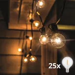 Solight WO794 - LED Venkovní dekorační řetěz GIRLANDA 25xE12 20m IP44 teplá bílá