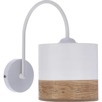 Nástěnné svítidlo Nástěnná lampa BIANCO 1xE27/40W/230V bílá/hnědá