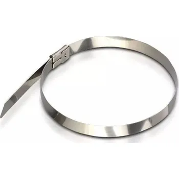 Stahovací páska Ocelové stahovací pásky 4,6x250mm 100ks