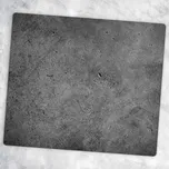 Dekorativní Kuchyňská Deska z Tvrzené Sklo na Krájení Tmavý Beton 60x52