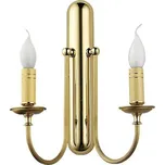 Jupiter 880-CEK2 - Svítidlo nástěnné CEZAR 2xE14/40W/230V mosaz matná