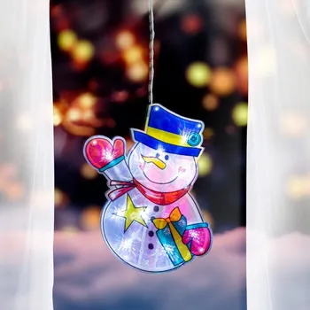 Dětské svítidlo LED vánoční dekorace do okna 10xLED/3xAAA