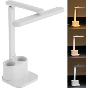 Lampička LED Stmívatelná dotyková stolní lampa BARI LED/6W/230V bílá + záruka 3 roky