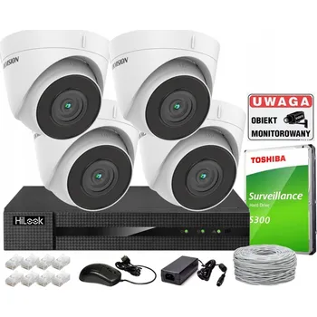 Bezpečnostní kamera HIKVISION IP kamerový systém 4MP s detekcí pohybu