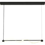 Searchlight 57211BK - LED Lustr na lanku SERPENT LED/15W/230V černá