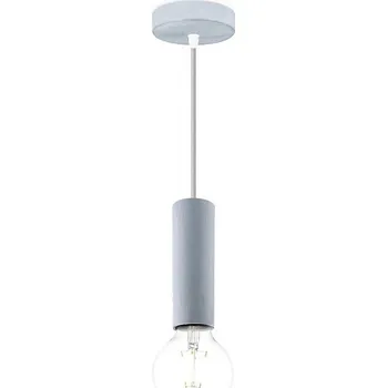 Lustr na lanku SAGA 1xE27/40W/230V šedá