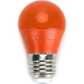 Žárovka LED Žárovka G45 E27/4W/230V oranžová - Aigostar